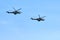 Demonstration flights of Russian military aircraft of helicopter