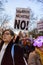 Demonstration on International Women\'s Day 2016 in Madrid, Spain