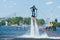 Demonstration performance at Flyboard