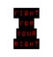 Demonstration, protest text Fight for Your Right. Symbol for fight for your rights with text symbol Fight for Your Right.