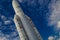 Demonstration of space technology, EADS Ariane space rocket in Le Bourget Air and Space Museum in Paris, France