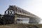 Demounting the Stary most bridge in Bratislava