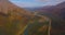 Denali National Park aerial view, Alaska, USA