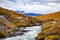 Denali national park Savage river Canyon trail view