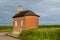 Denderwindeke, Ninove, East Flemish Region - Belgium - Brick stone chapel in the agriculture fields