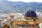 Denia alicante from castle church dome belfry