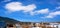 Denia skyline and Montgo mountain Spain