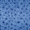 Denim blue color. Star seamless pattern. Indigo texture. Repeat stars background. Repeated jeans modern fabric. Abstract patern. R