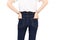 Denim blue jeans cotton pants skinny fashions