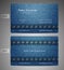 Denim designed business card- front and back side