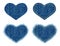 Denim heart patch.