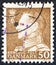 DENMARK - CIRCA 1967: A stamp printed in Denmark shows King Frederick IX, circa 1967.