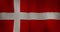 Denmark flag fabric texture waving in the wind