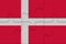 Denmark Flag Jigsaw Puzzle, 3d illustration