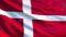 Denmark flag. Waving flag of Denmark 3d illustration