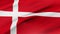 Denmark flag waving in wind video footage  Realistic Denmark Flag background. Denmark Flag Looping Closeup