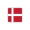 Denmark national flag flat icon