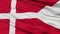 Denmark Naval Ensign Flag Closeup View
