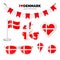 Denmark symbol set