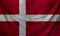 Denmark Wave Flag Close Up