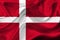 Denmark waving flag