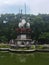 Denpasar, Indonesia - January 7, 2024: The Puputan Badung monument is a drink of struggle against invaders