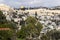 Dense buildings in one of the Jerusalem areas in Israel