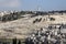 Dense buildings in one of the Jerusalem areas in Israel