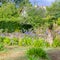 Dense garden in Brittany