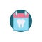 Dental appointment flat icon