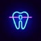 Dental Braces Tooth Neon Sign
