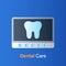 Dental care concept. Tooth X-ray, prevention, check up and dental treatment