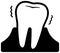 Dental care , Tooth related icons illustration / Periodontal disease