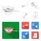 Dental care, wound treatment and other web icon in outline,flat style.oral treatment, eyesight testing icons in set