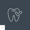 Dental Check Line Icon