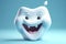 dental child care blue smiling dentist smile tooth dentistry hygiene. Generative AI.