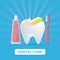 Dental Clinic dentistry background vector design