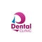 Dental clinic icon for dentistry business card