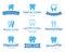 Dental Clinic Logo, Icons and Design Elements