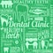 Dental clinic seamless pattern