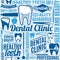 Dental clinic seamless pattern or background