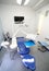 Dental clinic with special chair and dental care equipment