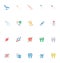 Dental Colored Vector Icons 5