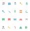 Dental Colored Vector Icons 6