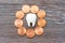Dental Costs Concept with Model Tooth and Coins