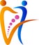 Dental couple logo