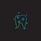 dental dentist medical orthodontic orthodontics tooth icon vector desige