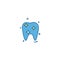 dental dentist medical orthodontic orthodontics tooth icon vector desige