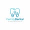 Dental Family Tooth, Dentist Logo Graphic