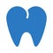 Dental glyph color flat  icon
